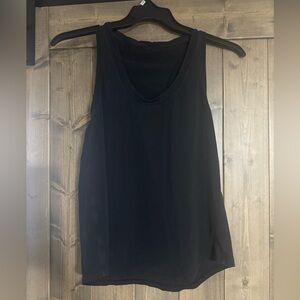 Lululemon Black Tank Top – Scoop Neck Yoga Workout Racerback, Measures Sz 6